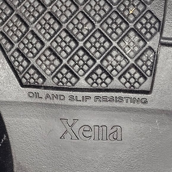 Xena Work Boots Omega EH Work Black Steel Toe Heels Women's Size 8.5W EU 39 - Picture 10 of 12